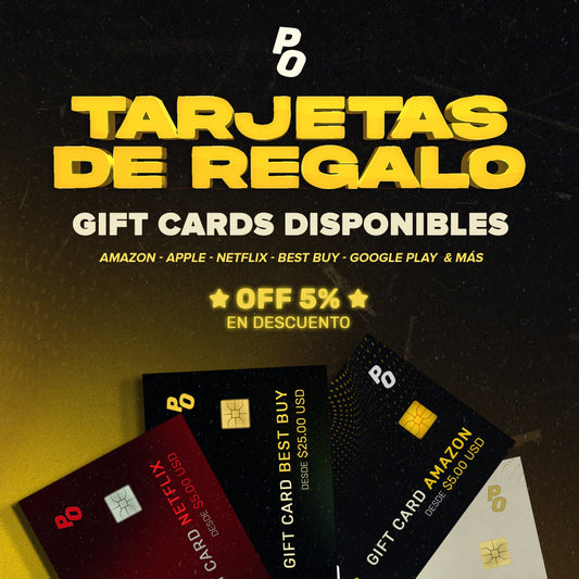 Tarjetas de regalo